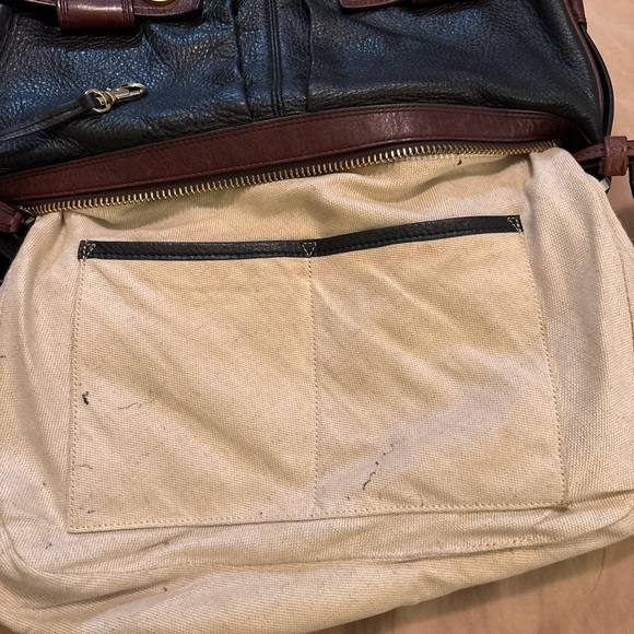 MICHAEL Michael Kors Black and Brown Shoulder Bag with Adjustable Strap - Picture 2 of 2